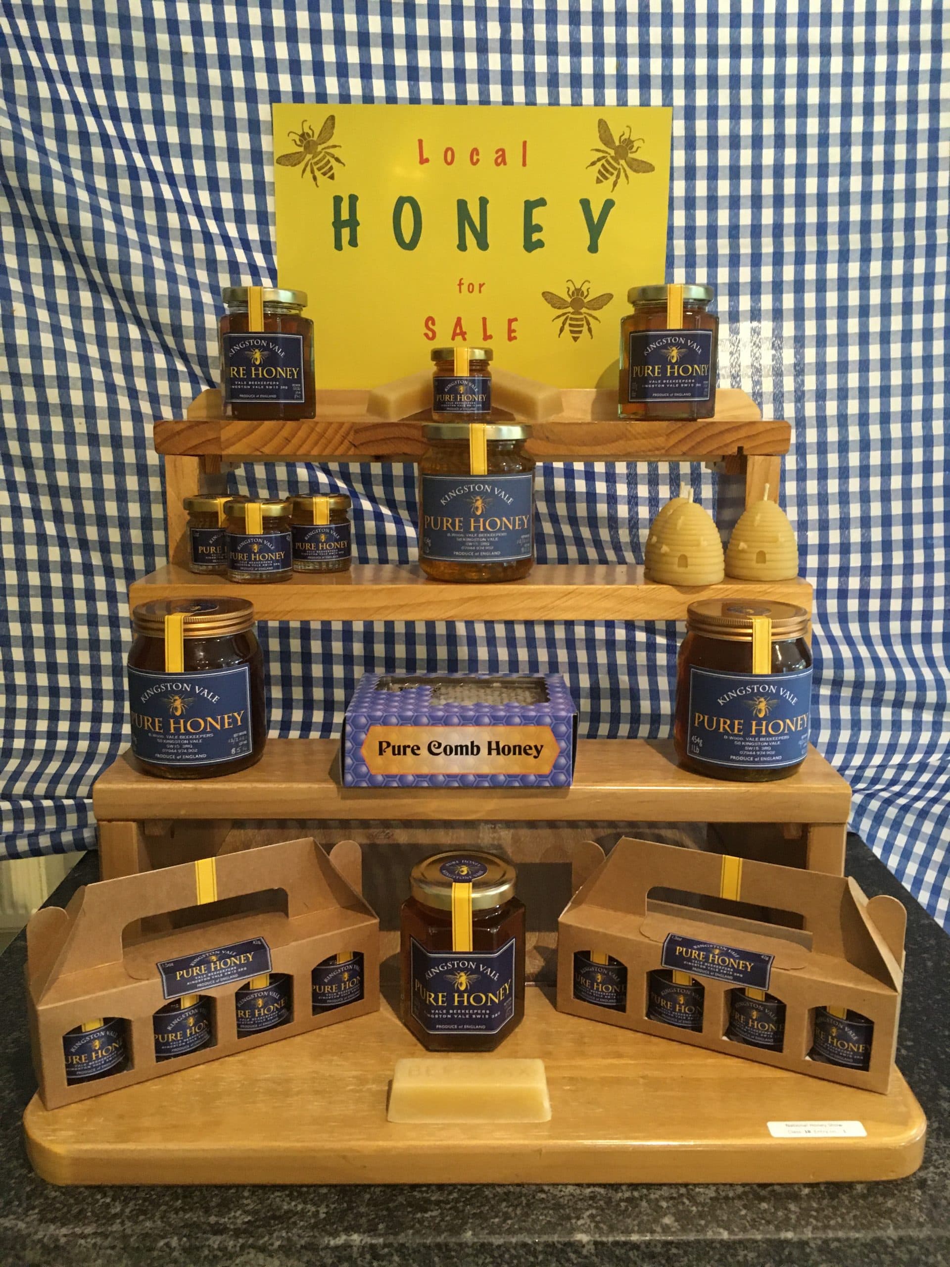 Jars of Kingston Vale honey